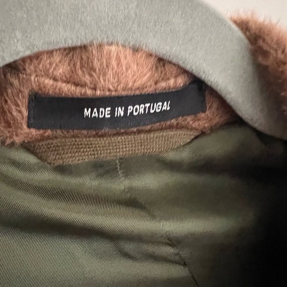 ITALIAN ALPACA BALMACAAN IN BROWN XL - Picture 5 of 6